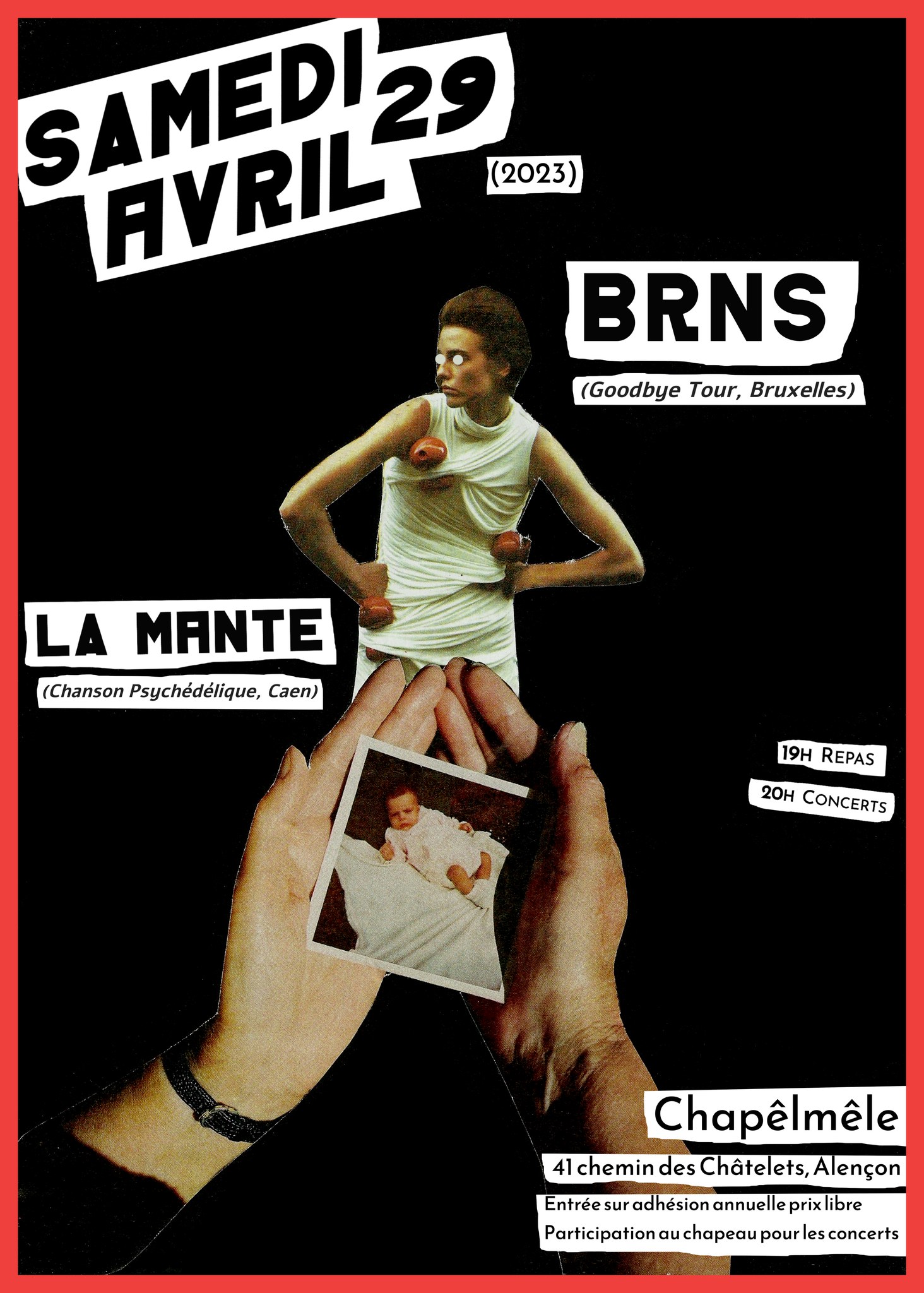 image from [Concert]  BRNS (GOODBYE TOUR, Bruxelles) + La Mante (Chanson Psychédélique, Caen)