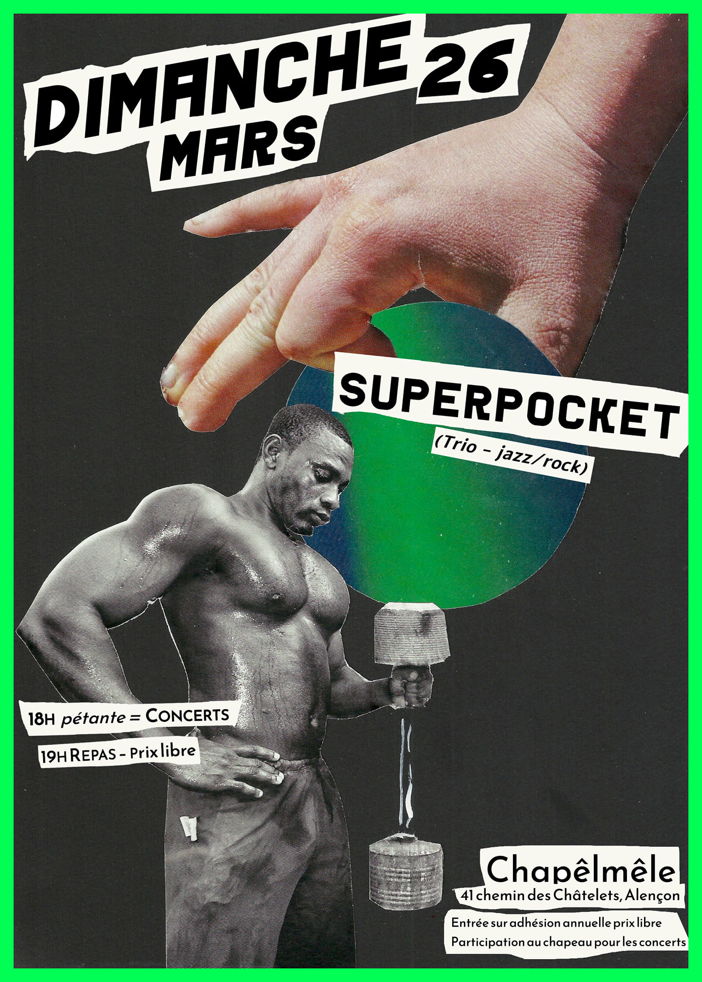 image from [Concert]  Superpocket (trio jazz/rock)